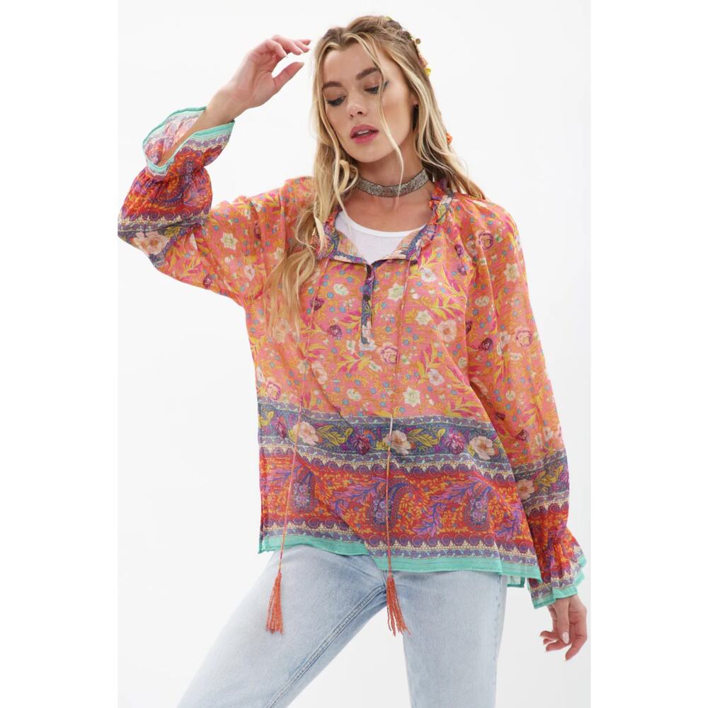 Aratta Silent Journey Watercolor Dreams Blouse